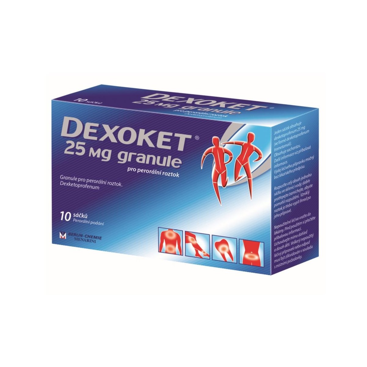 DEXOKET 25MG Granule pro perorální roztok 10