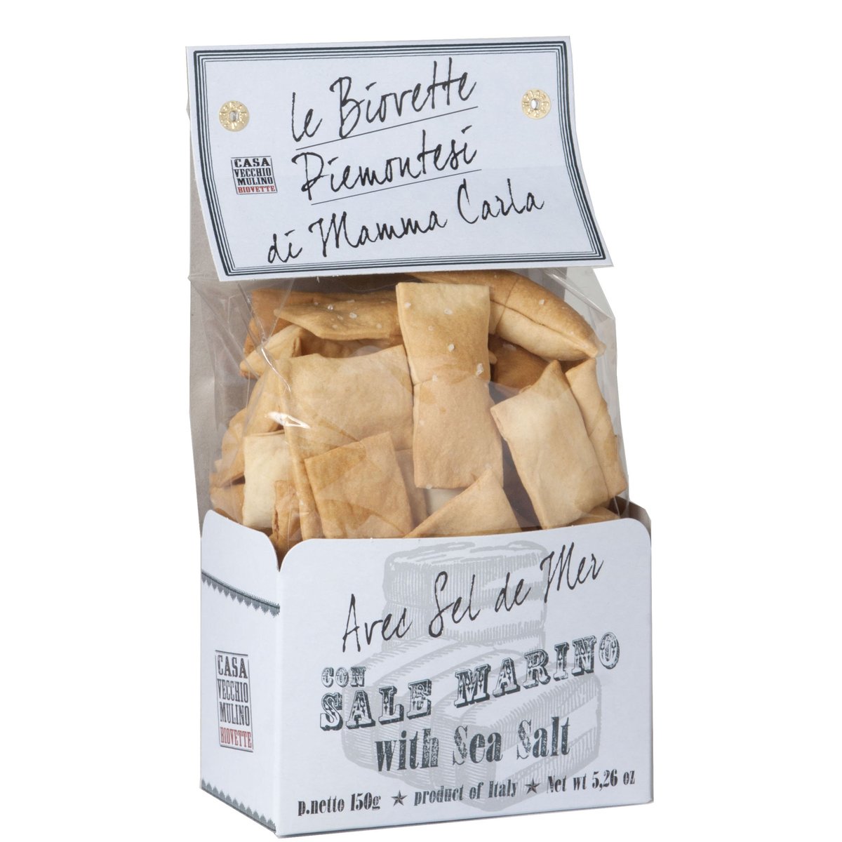 Casa Vecchio Antropos Biovette tyčinky s příchutí mořská sůl