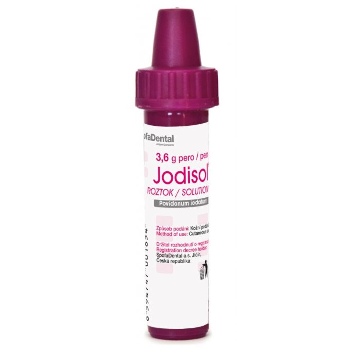 Levně JODISOL 38,5MG/G Kožní roztok 3,6G
