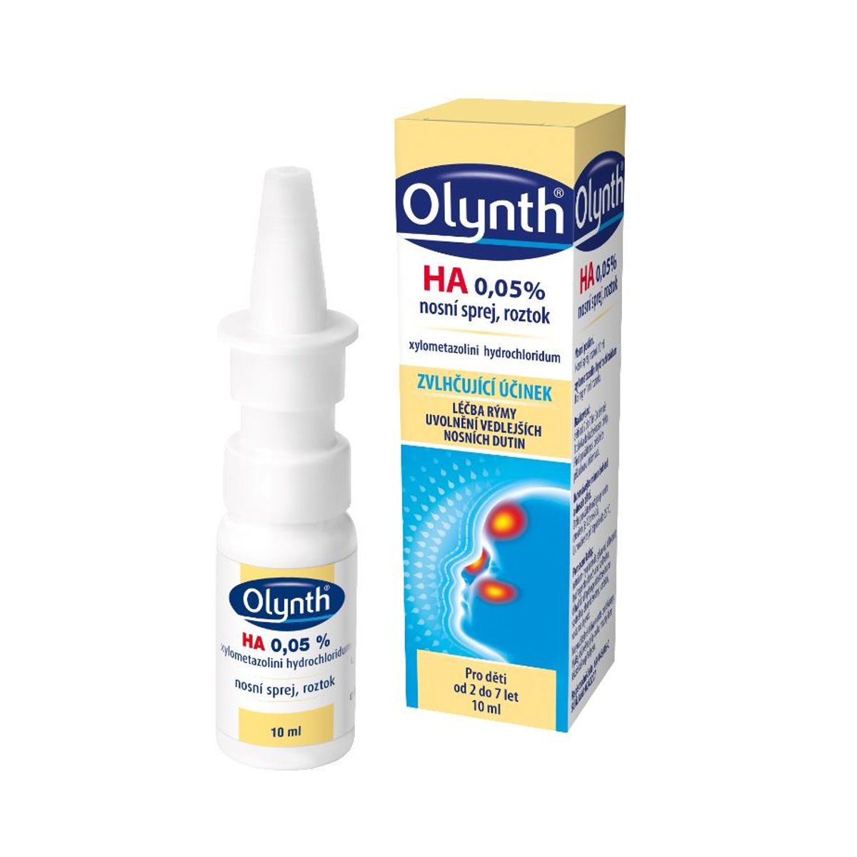 OLYNTH HA 0,5MG/ML Nosní sprej, roztok 1X10ML