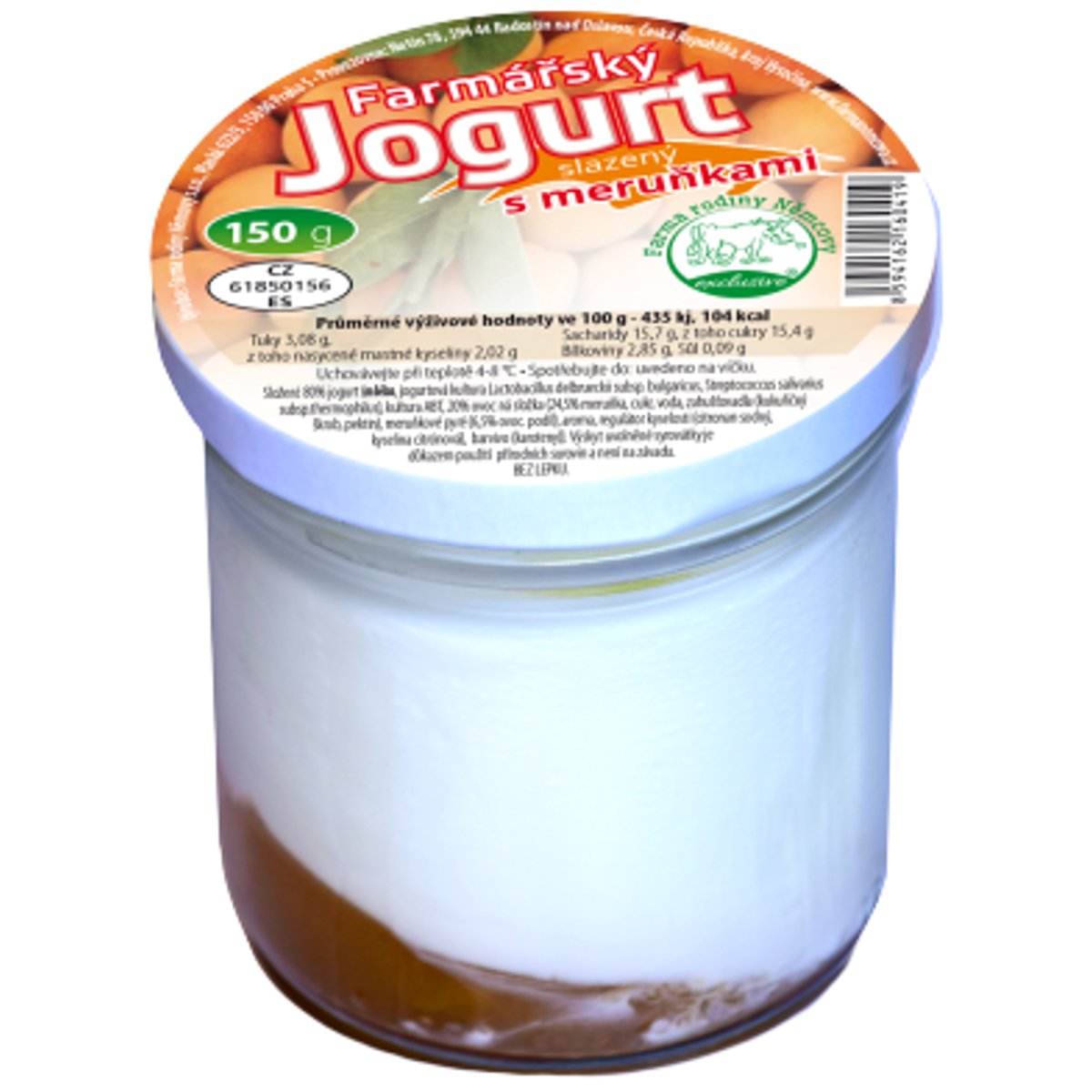 Farma rodiny Němcovy Jogurt s meruňkami