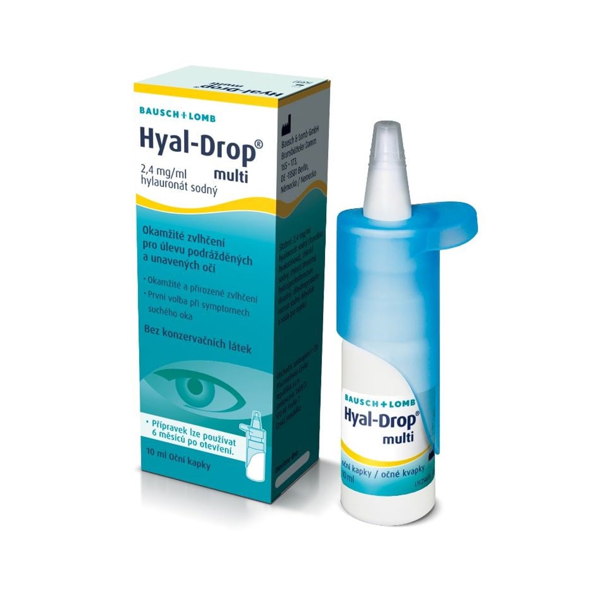 Hyal-Drop multi oční kapky 10ml Bausch+Lomb