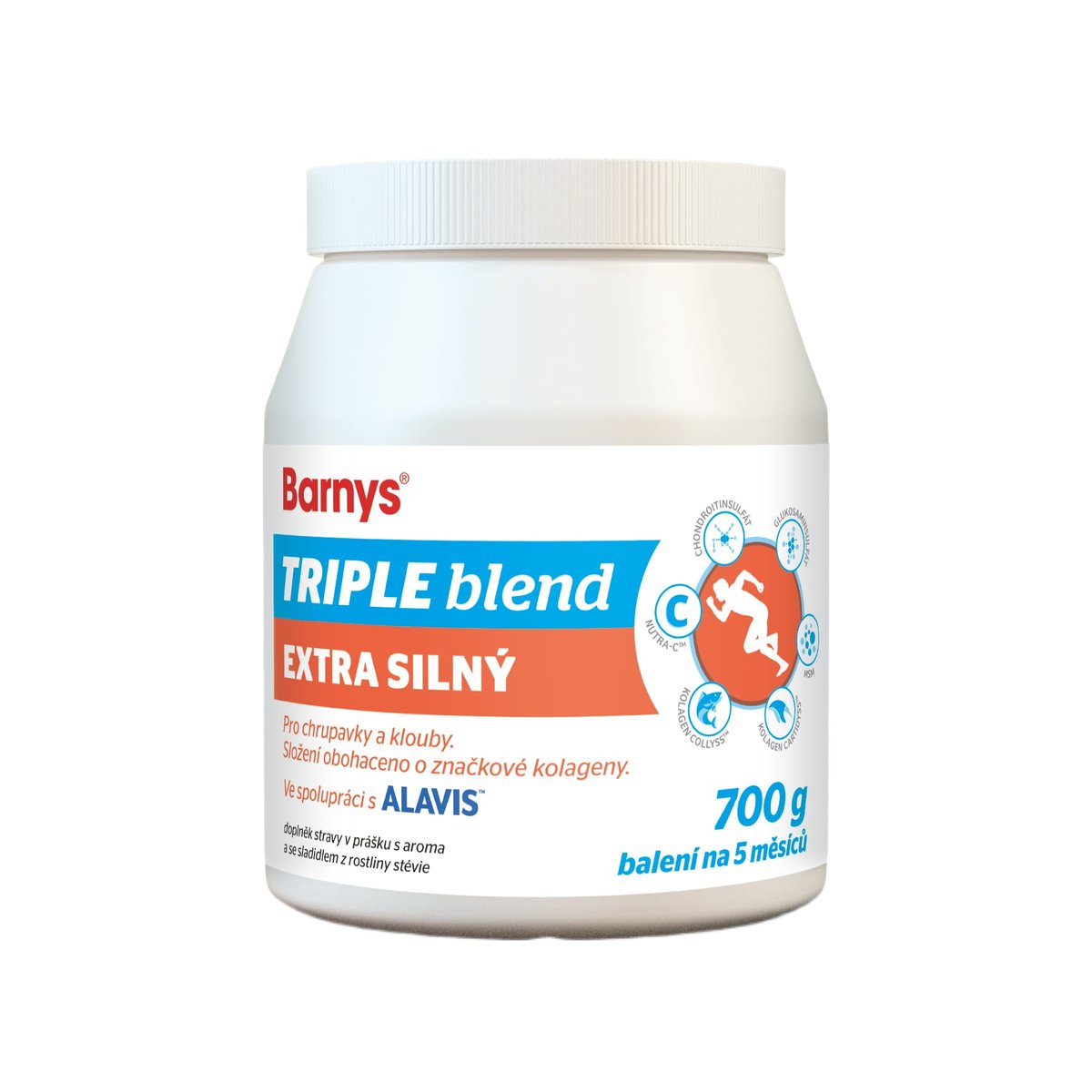 Barnys Triple blend EXTRA SILNÝ 700g