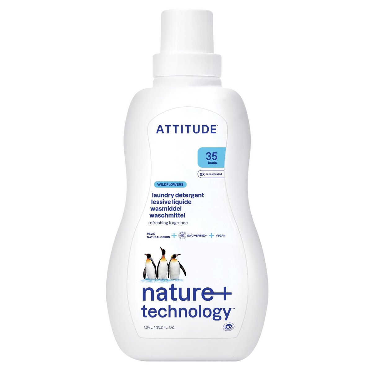 Attitude Prací gel luční květiny (1,05 l)