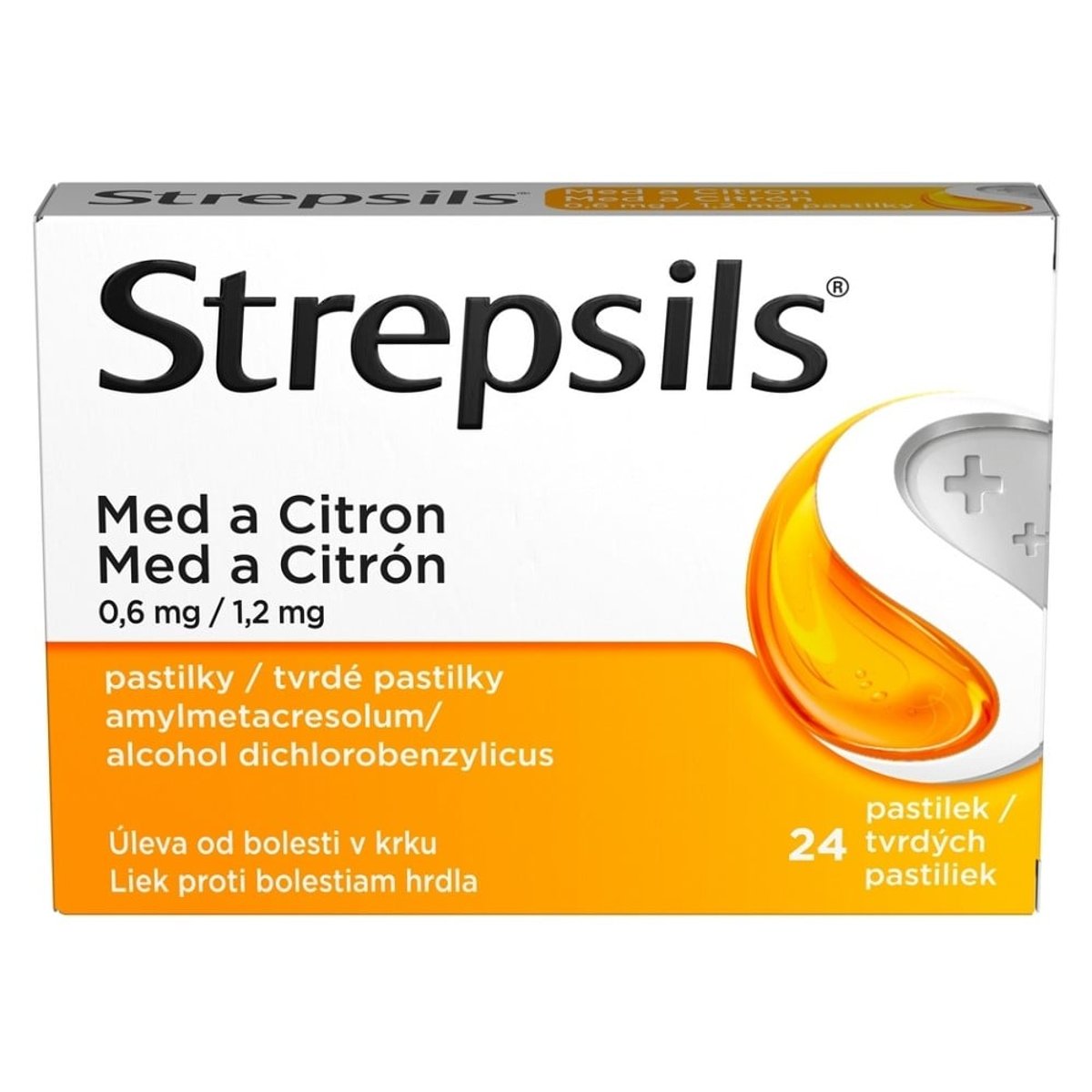 STREPSILS MED A CITRON 0,6MG/1,2MG pastilka 24
