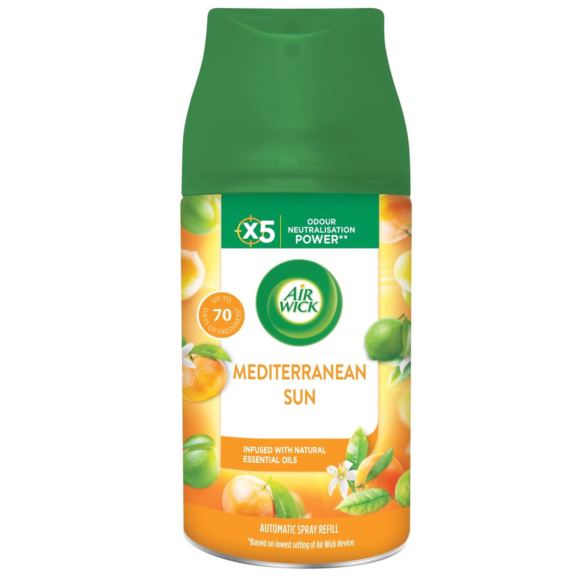 Air Wick Freshmatic Mediterranean Sun osvěžovač vzduchu náhradní náplň 250 ml