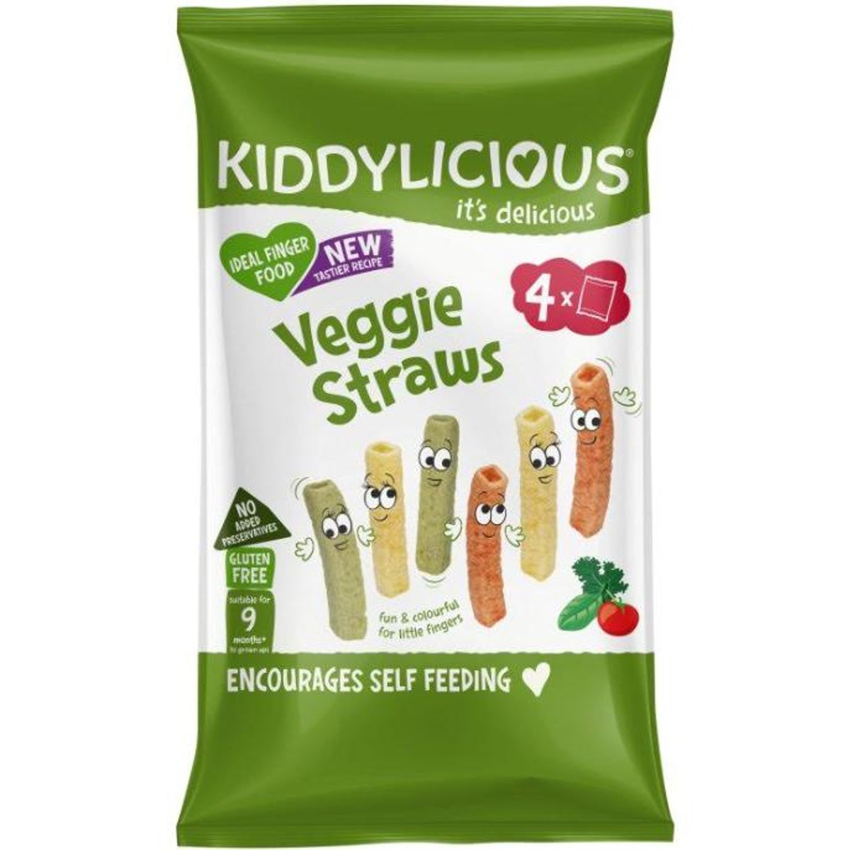 Kiddylicious Tyčinky zeleninové multipack, 4x12g