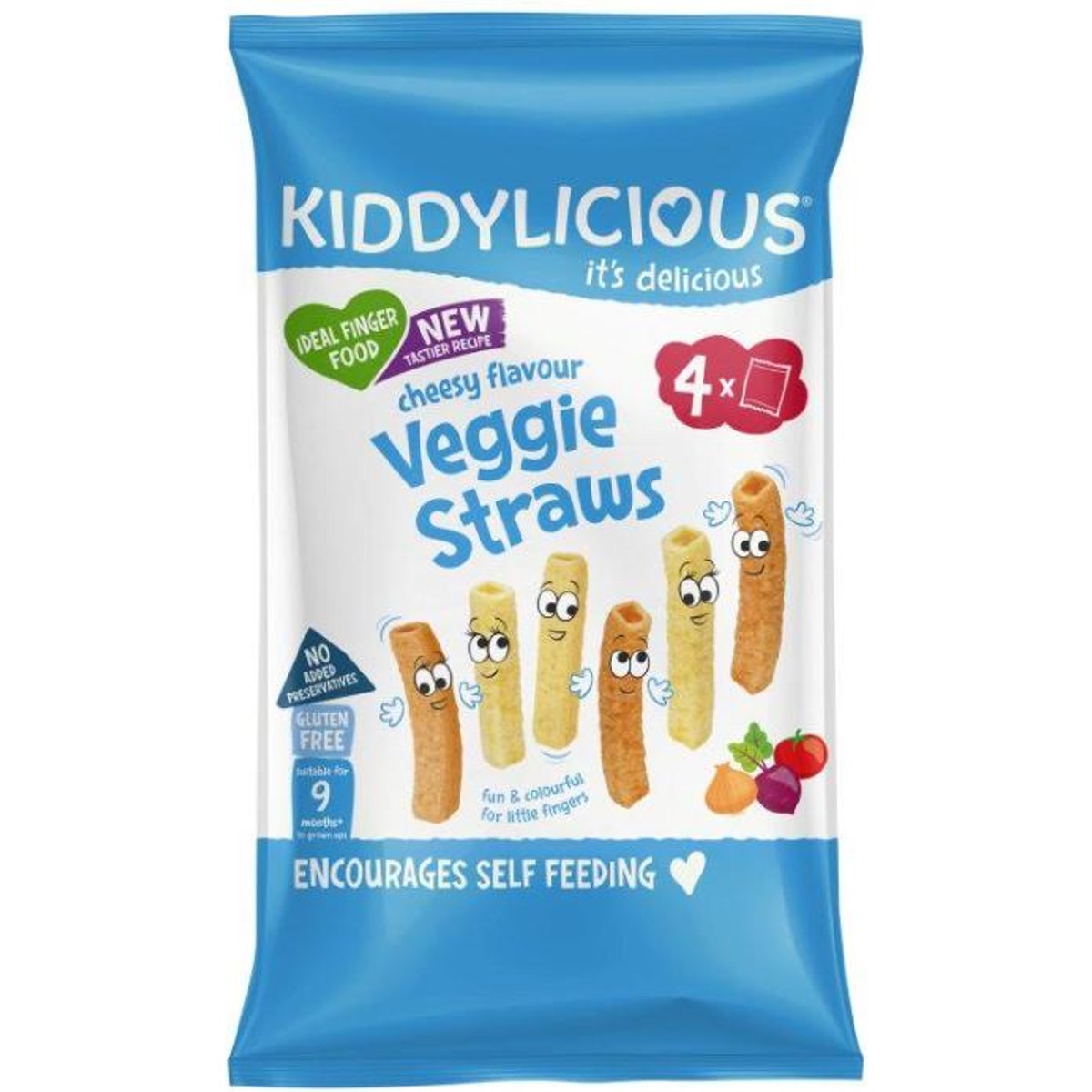 Kiddylicious Tyčinky se sýrovou příchutí multipack