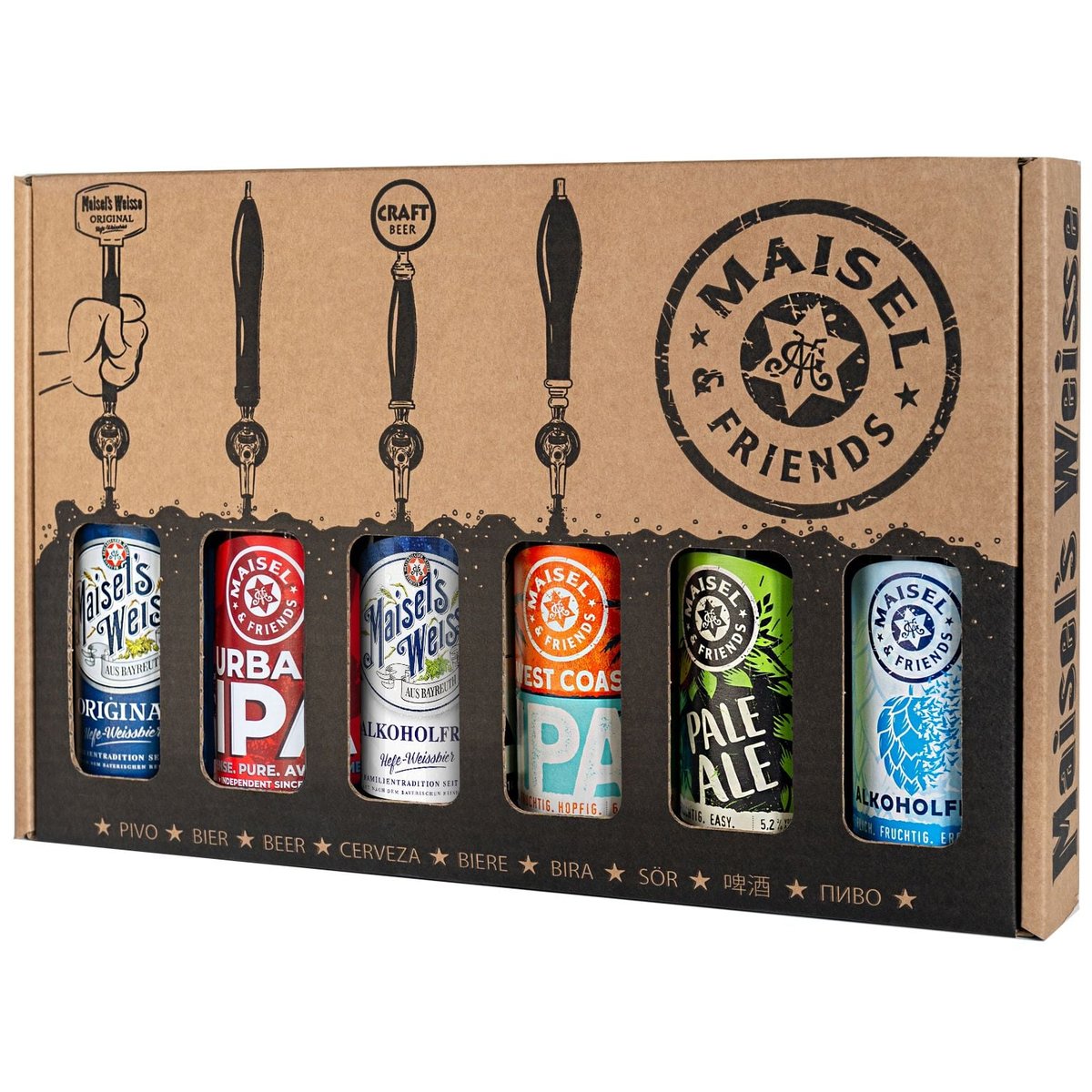 Maisel & Friends degustační sada ALE Pack 6×0,33 l