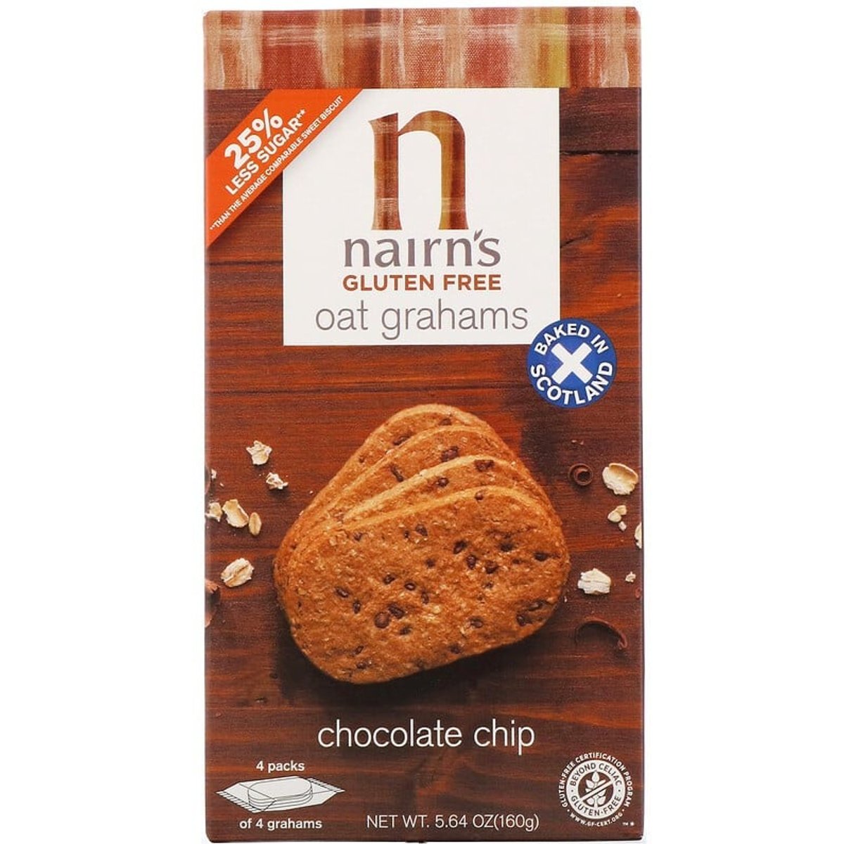 Nairn's Ovesné sušenky s čokoládou bez lepku