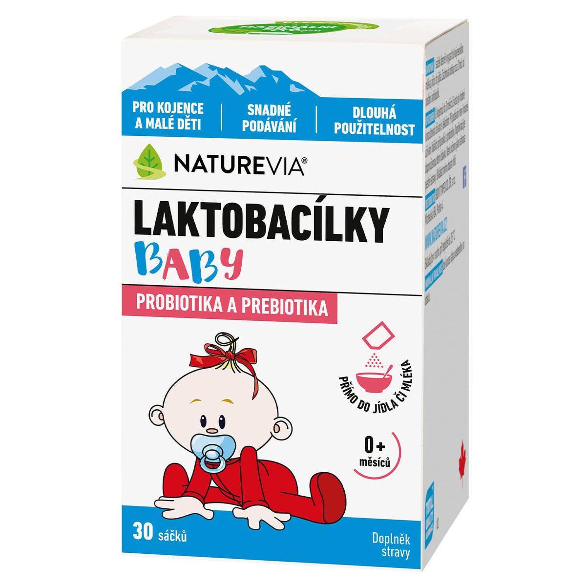 NatureVia Laktobacílky baby 30 sáčků