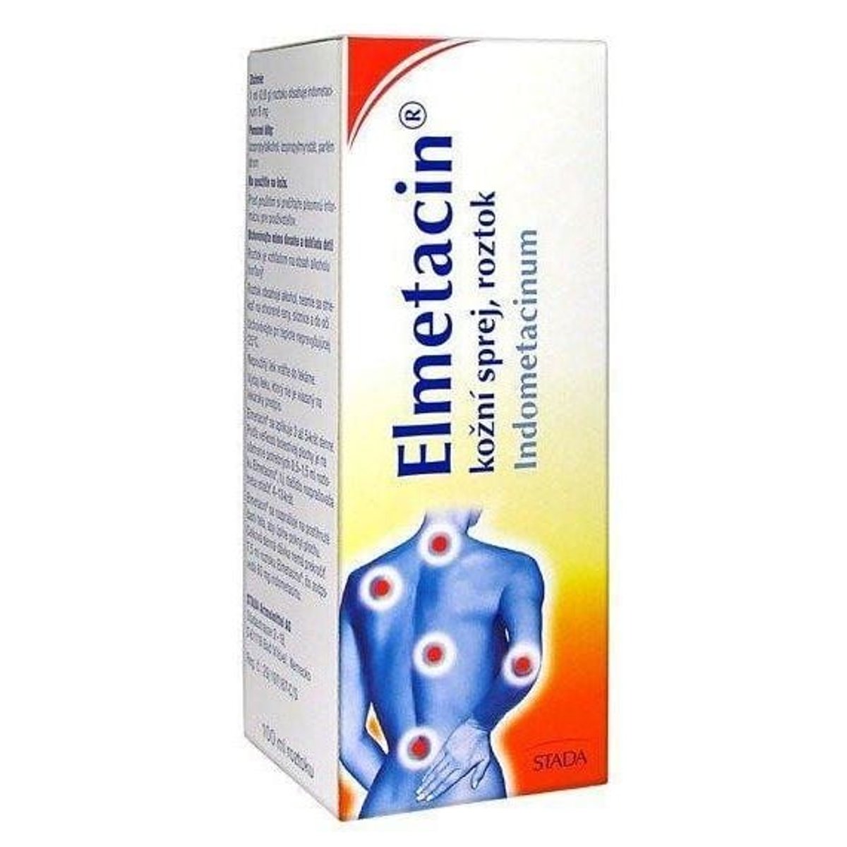 ELMETACIN 8MG/ML Kožní sprej, roztok 1X100ML