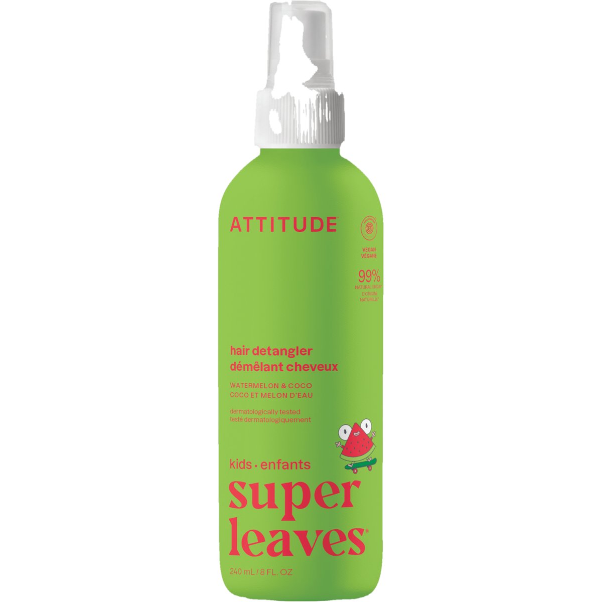 Attitude Super Leaves Kids sprej pro snadné rozčesávání vlásků