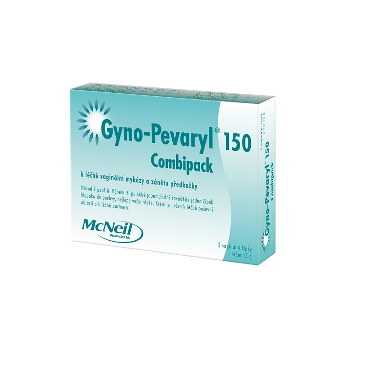 GYNO-PEVARYL COMBIPACK 150MG+10MG/G Krém + vaginální kulička 3+15G TUB