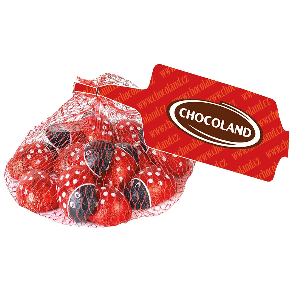 Chocoland Berušky plněné mléčným krémem v síťce