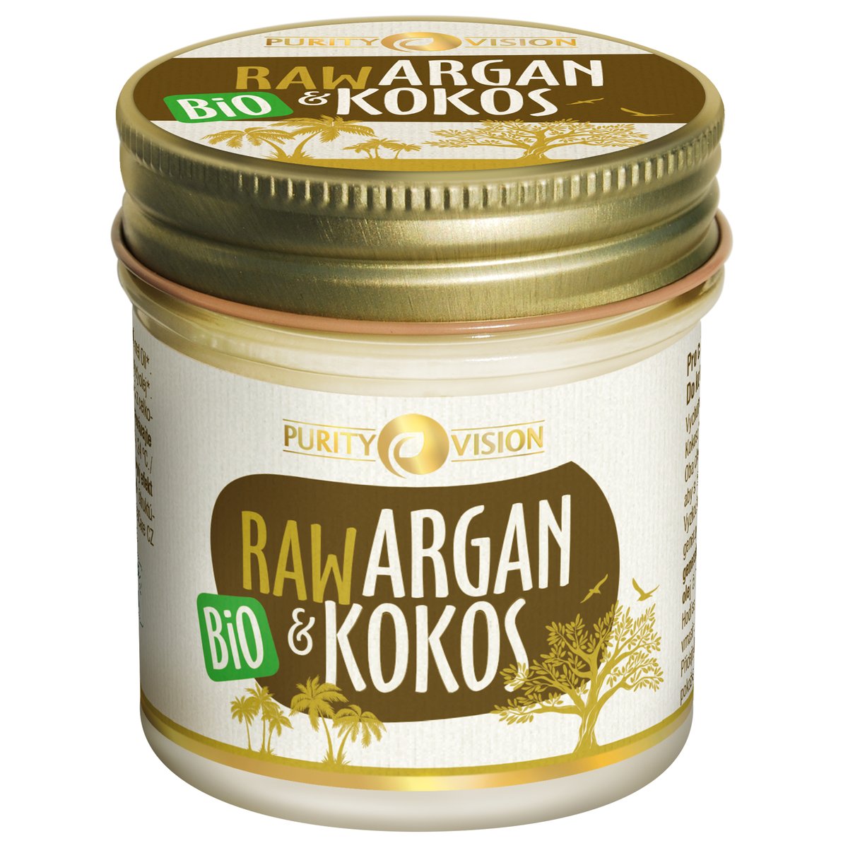 PURITY VISION Raw Bio Argan a Kokos 120 ml