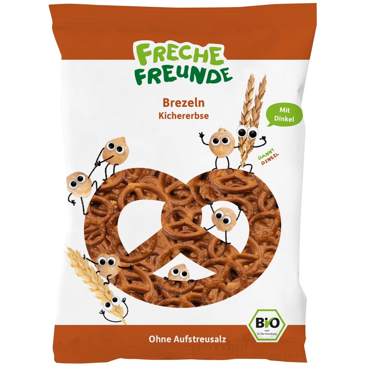 Freche Freunde BIO Špaldové preclíky s cizrnou