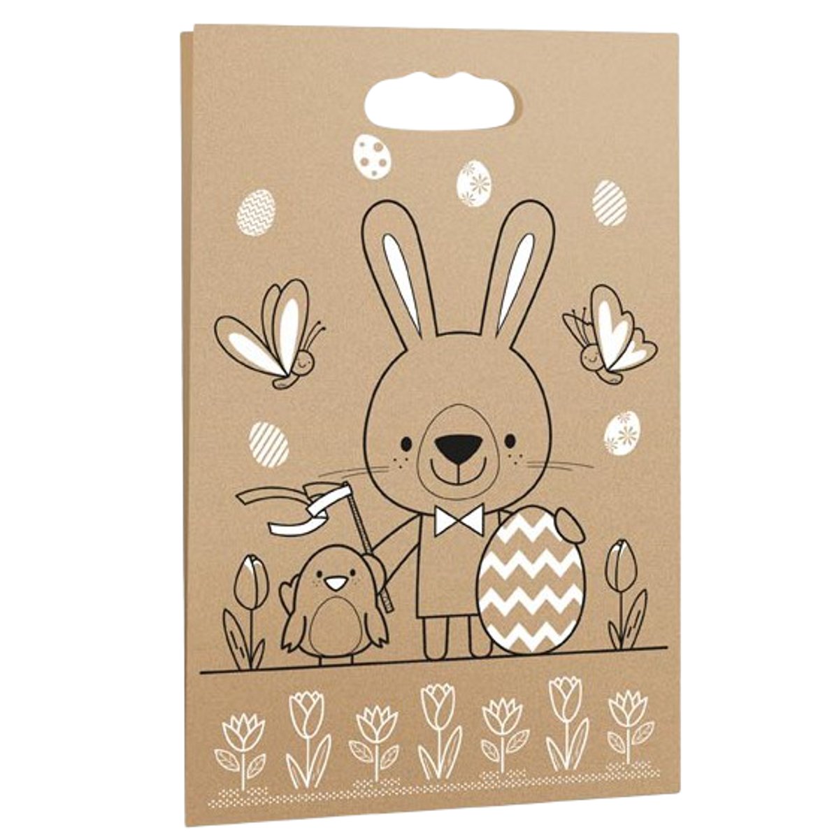 Velikonoční taška hnědá, 26×41×11 cm