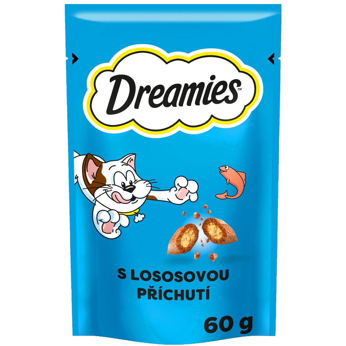 Dreamies kočka pochoutka s lososem 60 g
