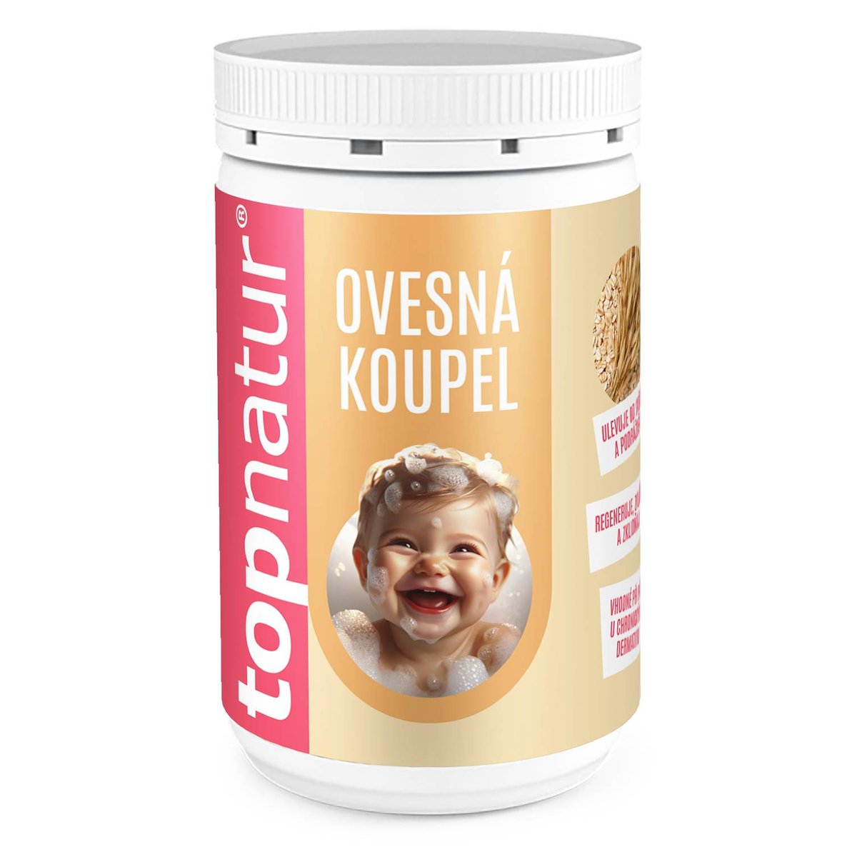 Topnatur Ovesná koupel pro děti dóza 350g