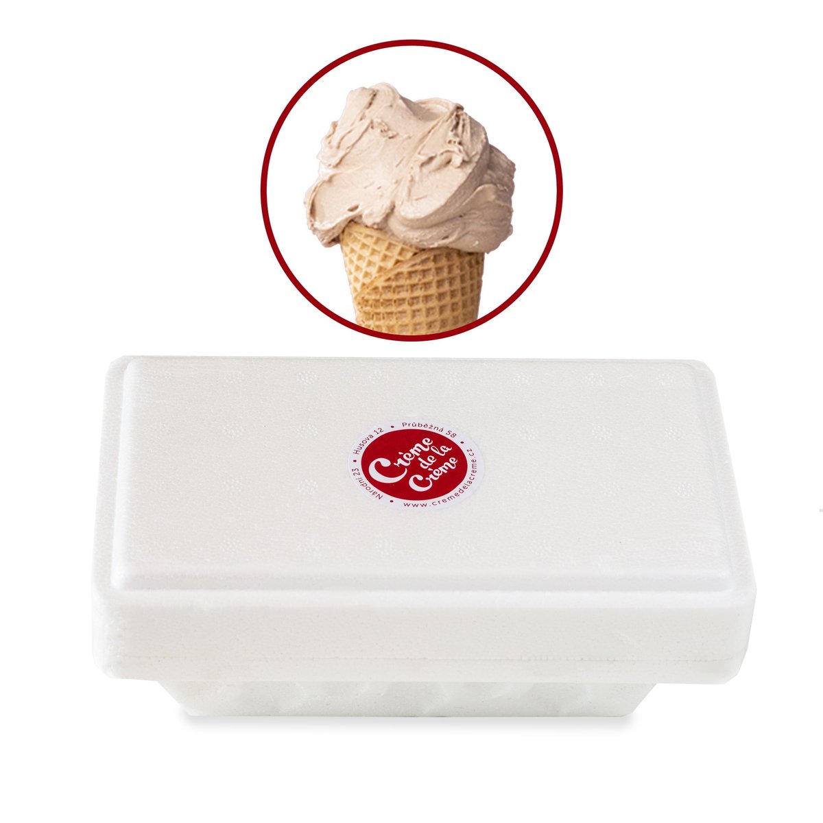 Crème de la Crème Zmrzlina smetanová se slaným arašídem