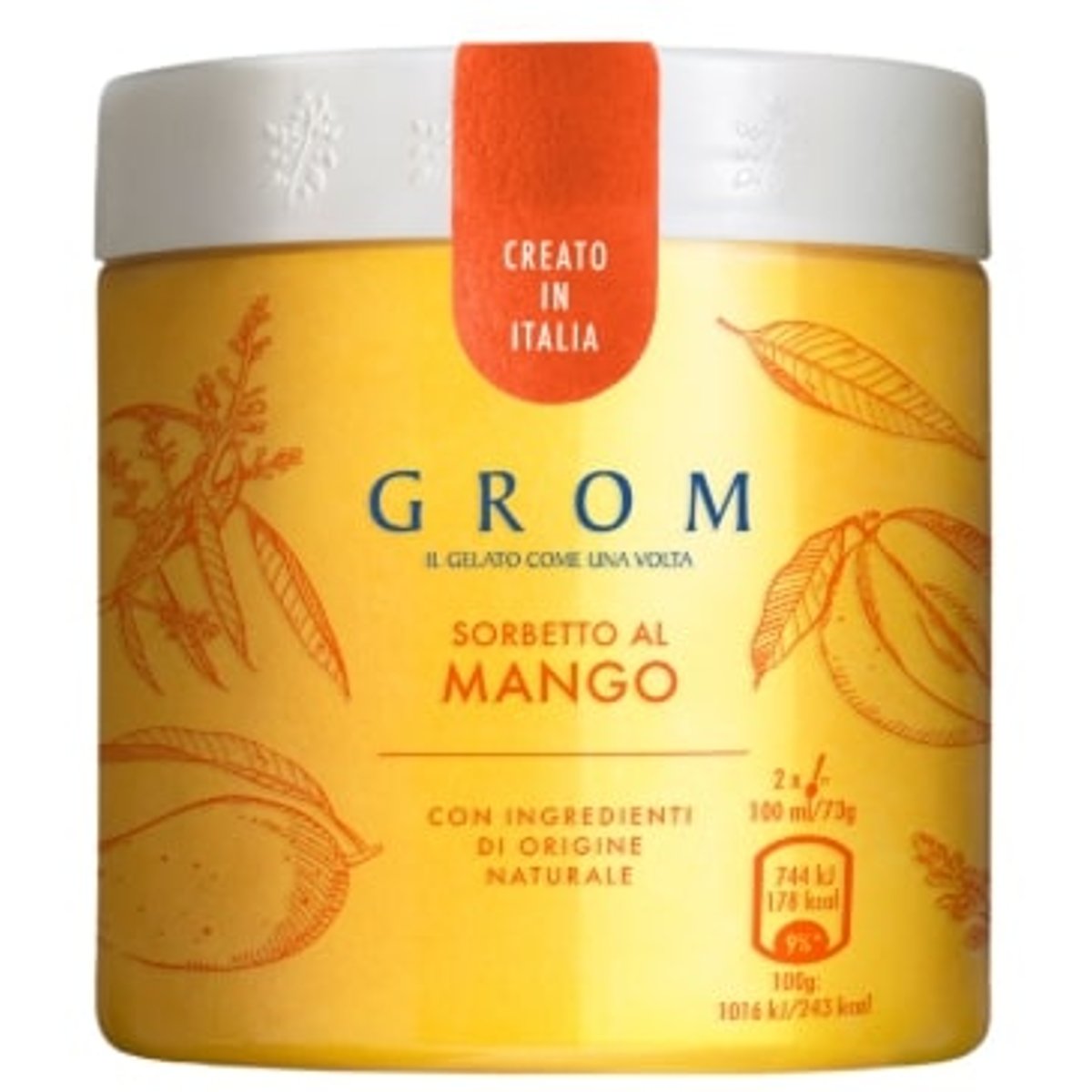 Grom Sorbetto al Mango mangový sorbet