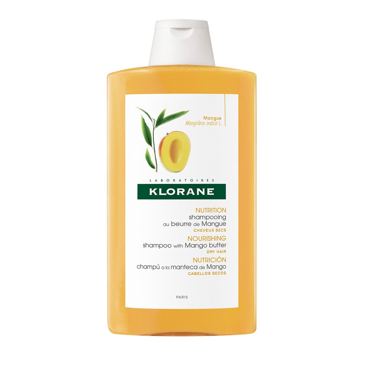KLORANE Šampon mango na suché vlasy 400ml