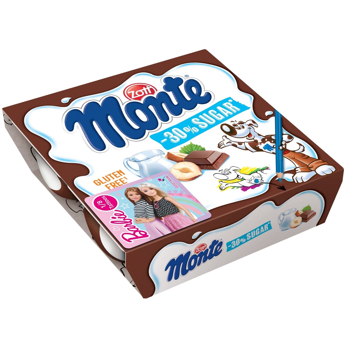 Zott Monte -30 % cukru 4×55 g