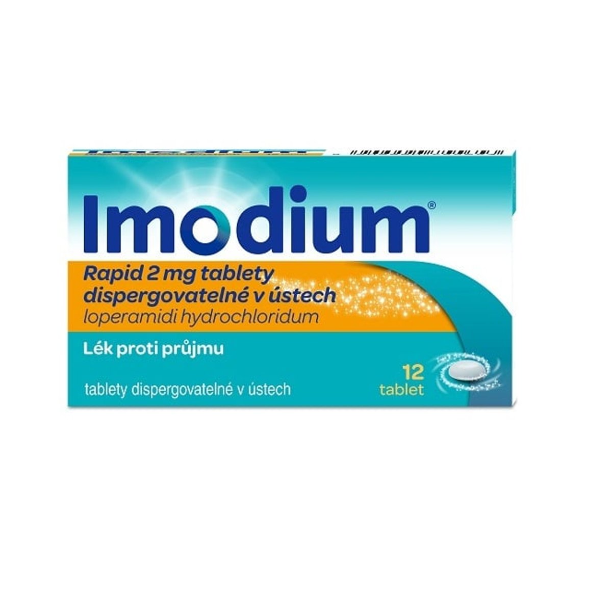 IMODIUM RAPID 2MG Tableta dispergovatelná v ústech 12