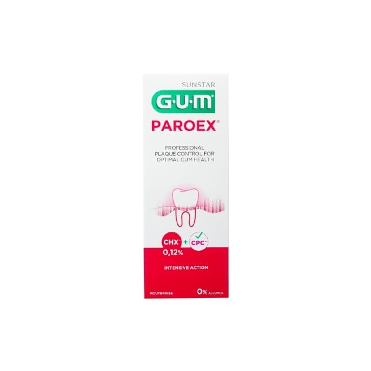 GUM ústní voda Paroex (CHX 0.12%) 300ml G1784EMEA