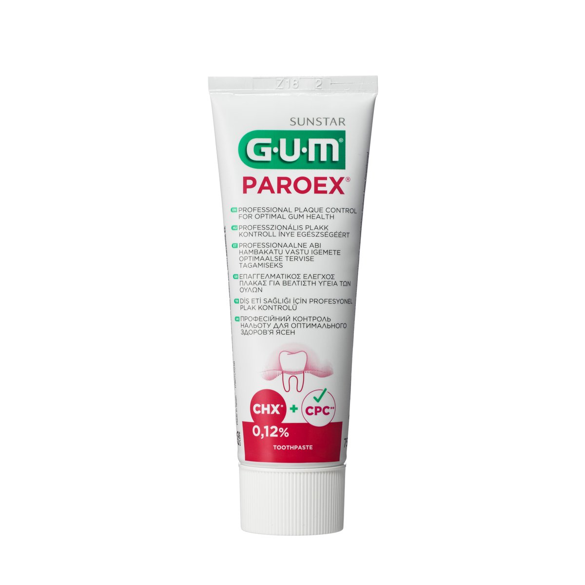 GUM zubní gel Paroex (CHX 0.12%) 75ml G1790EME