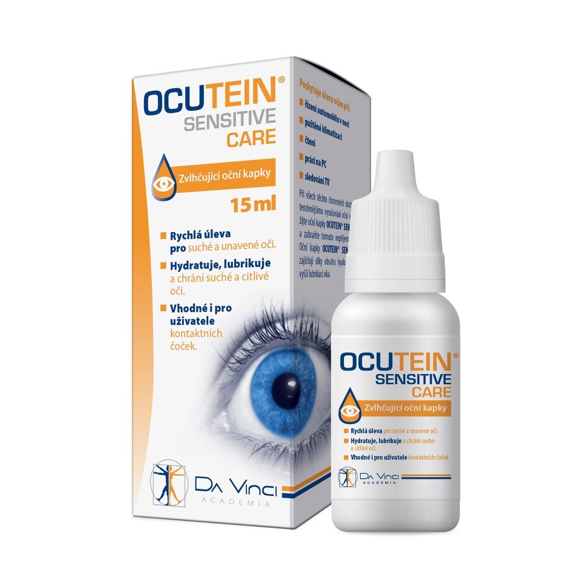 Da Vinci Academia Ocutein SENSITIVE CARE oční kapky, 15ml