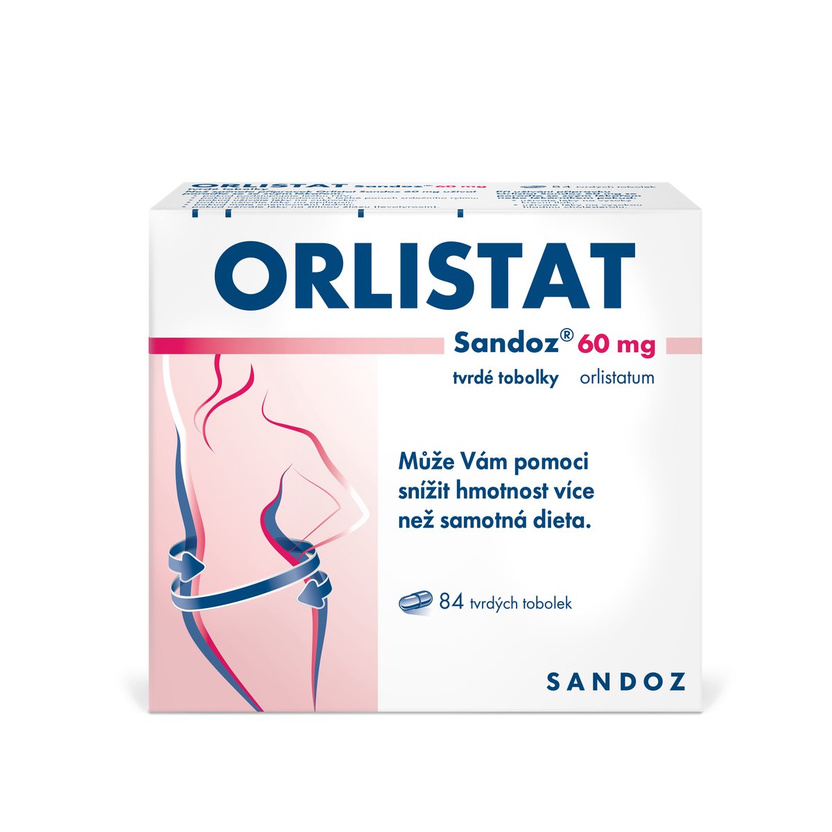 ORLISTAT SANDOZ 60MG Tvrdá tobolka 84