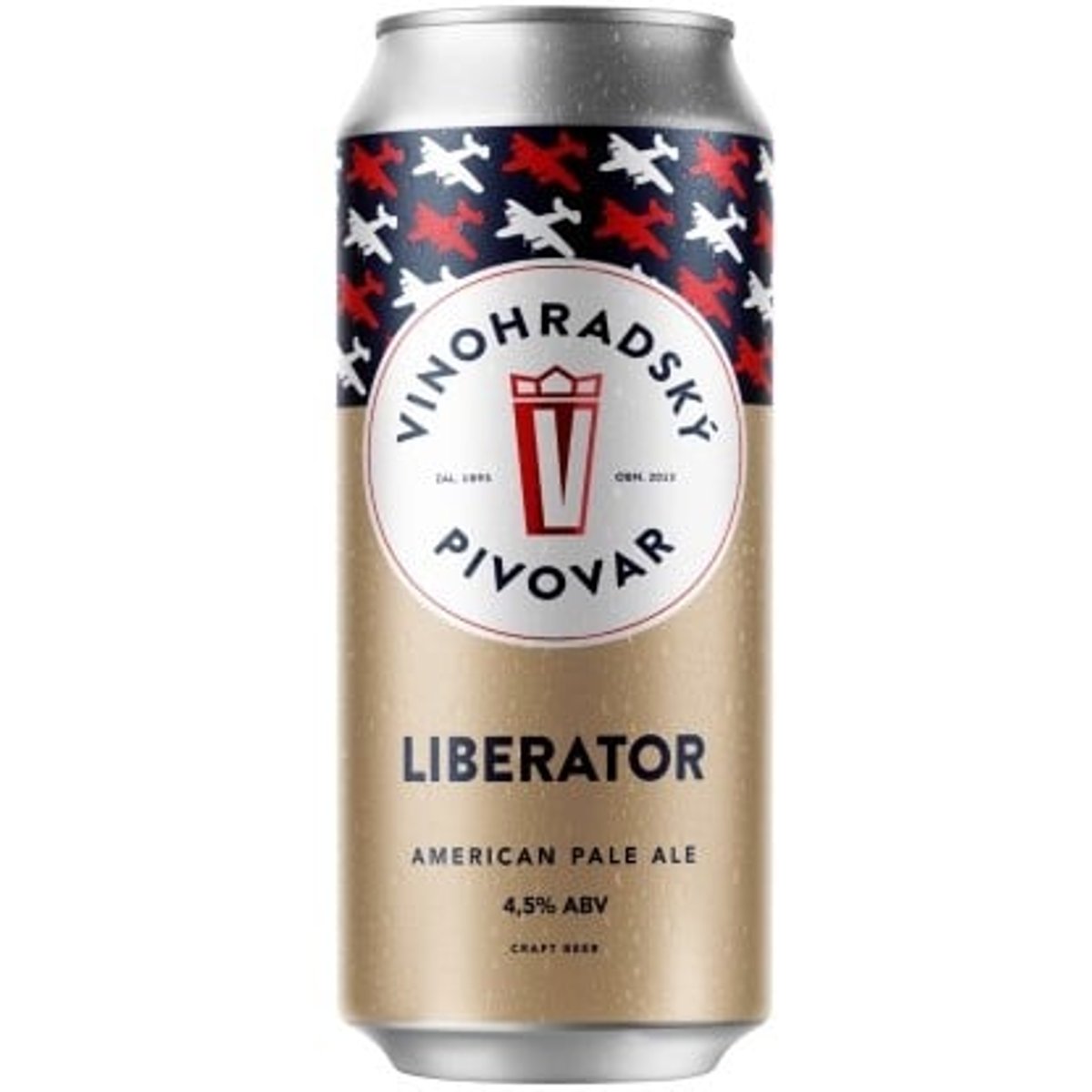 Vinohradský pivovar Liberator APA plech