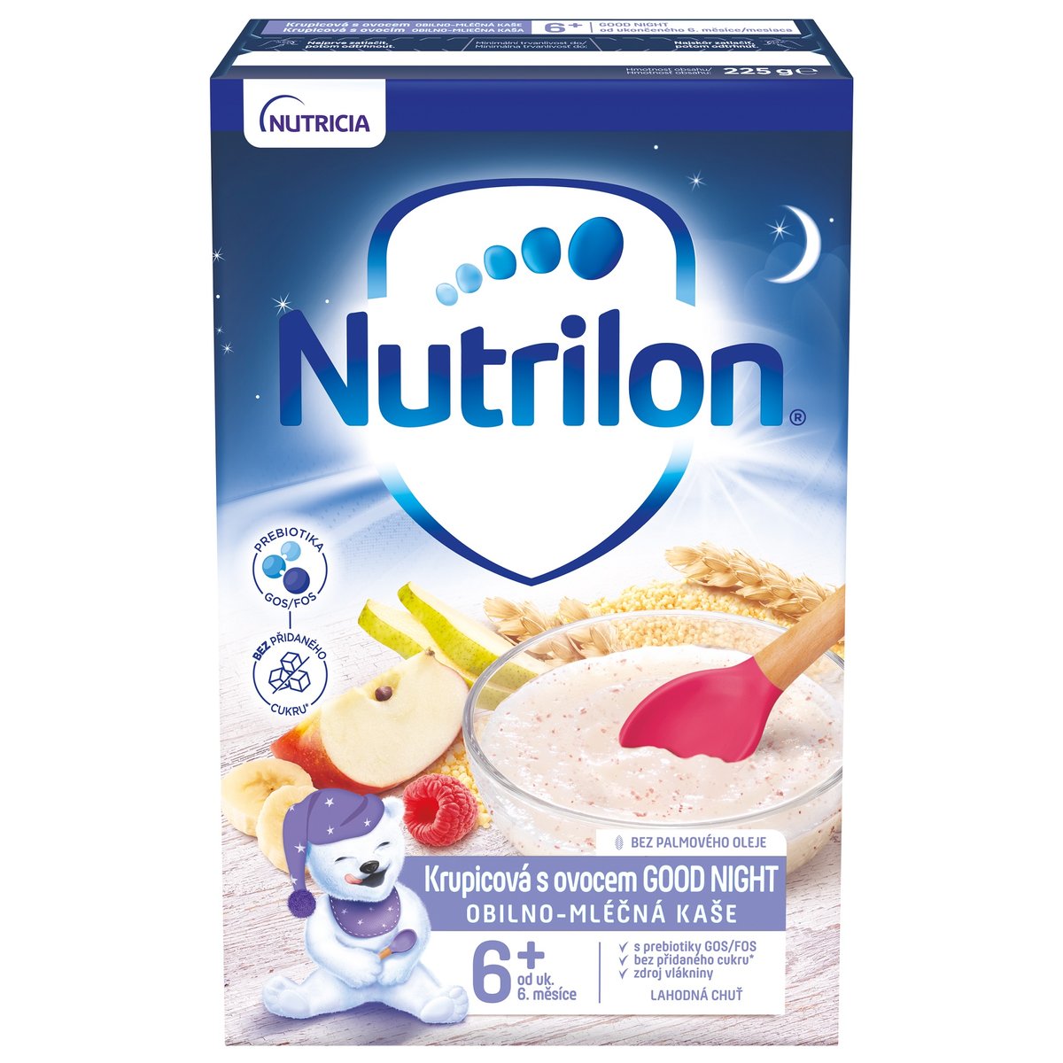 Nutrilon Pronutra Krupicová kaše s ovocem good night