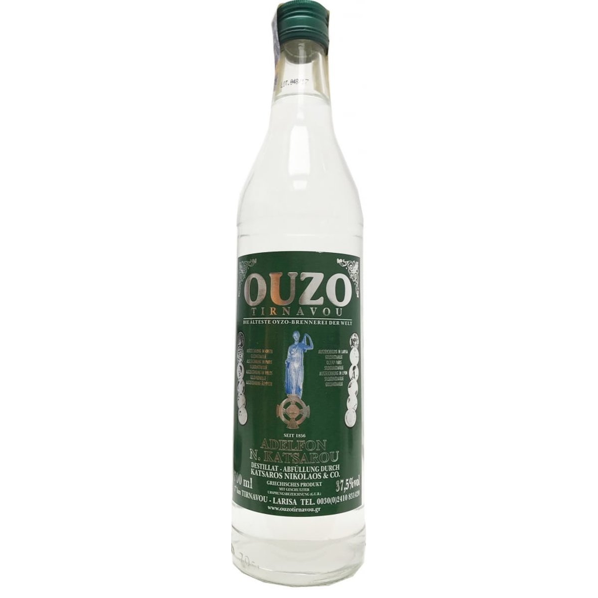 Katsaros Distillery Ouzo Tirnavou 37,5% 700ml
