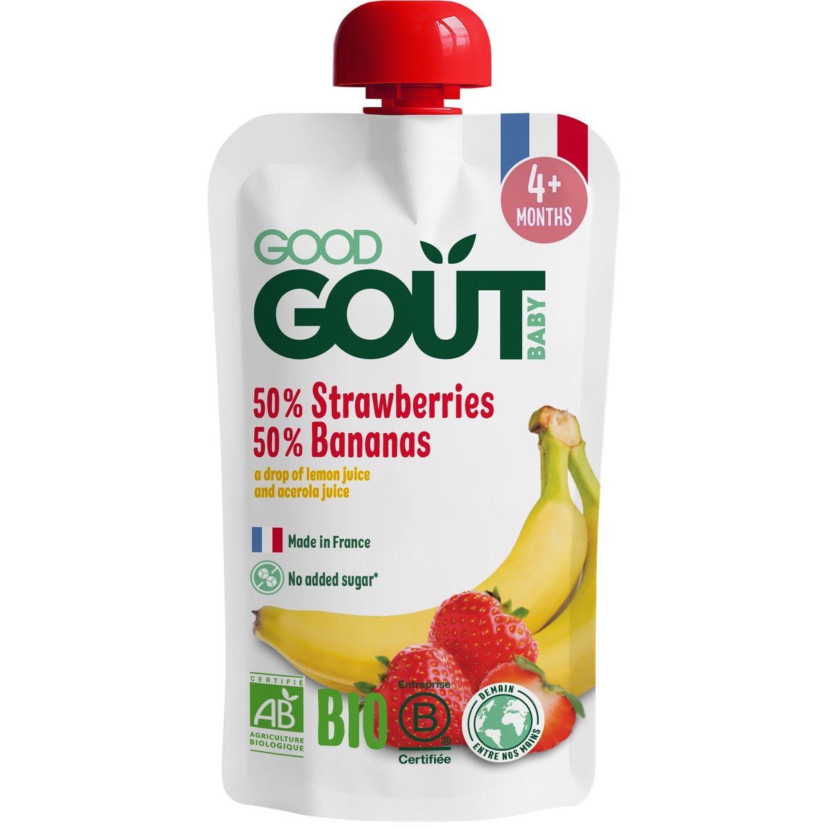 Good Gout BIO Kapsička jahoda a banán