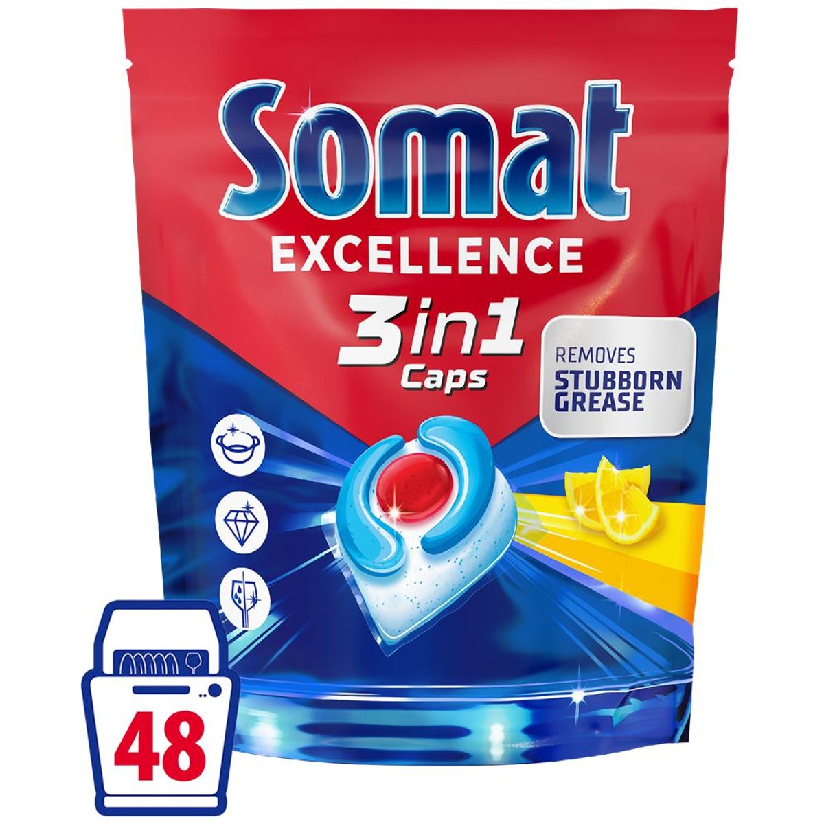 Somat 3in1 Lemon kapsle do myčky