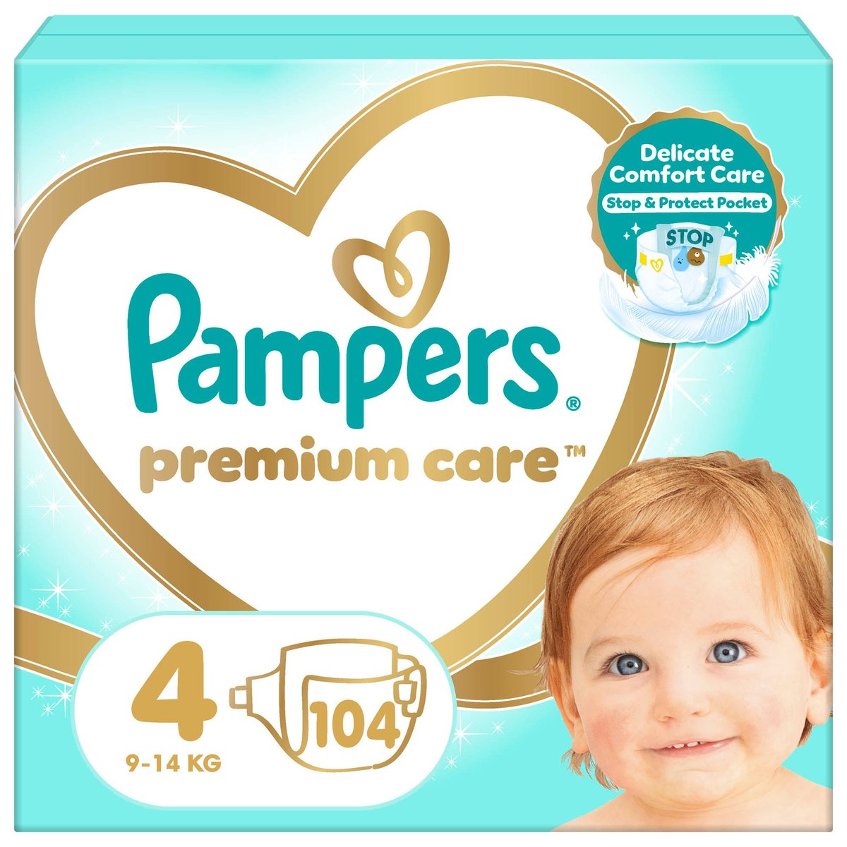 Pampers Premium care jednorázové plenky 4 (9–14 kg)