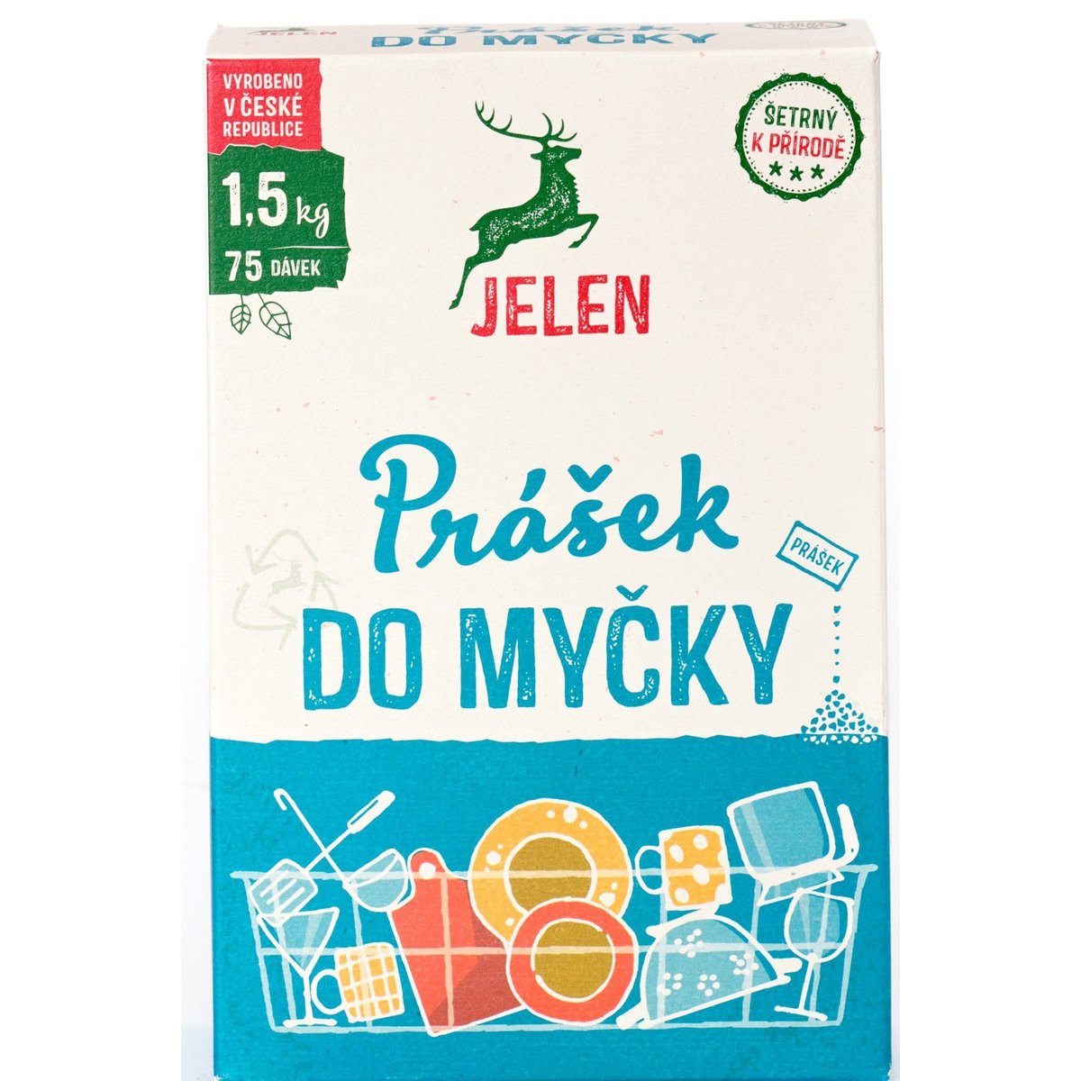 Jelen Prášek do myčky, 1,5kg