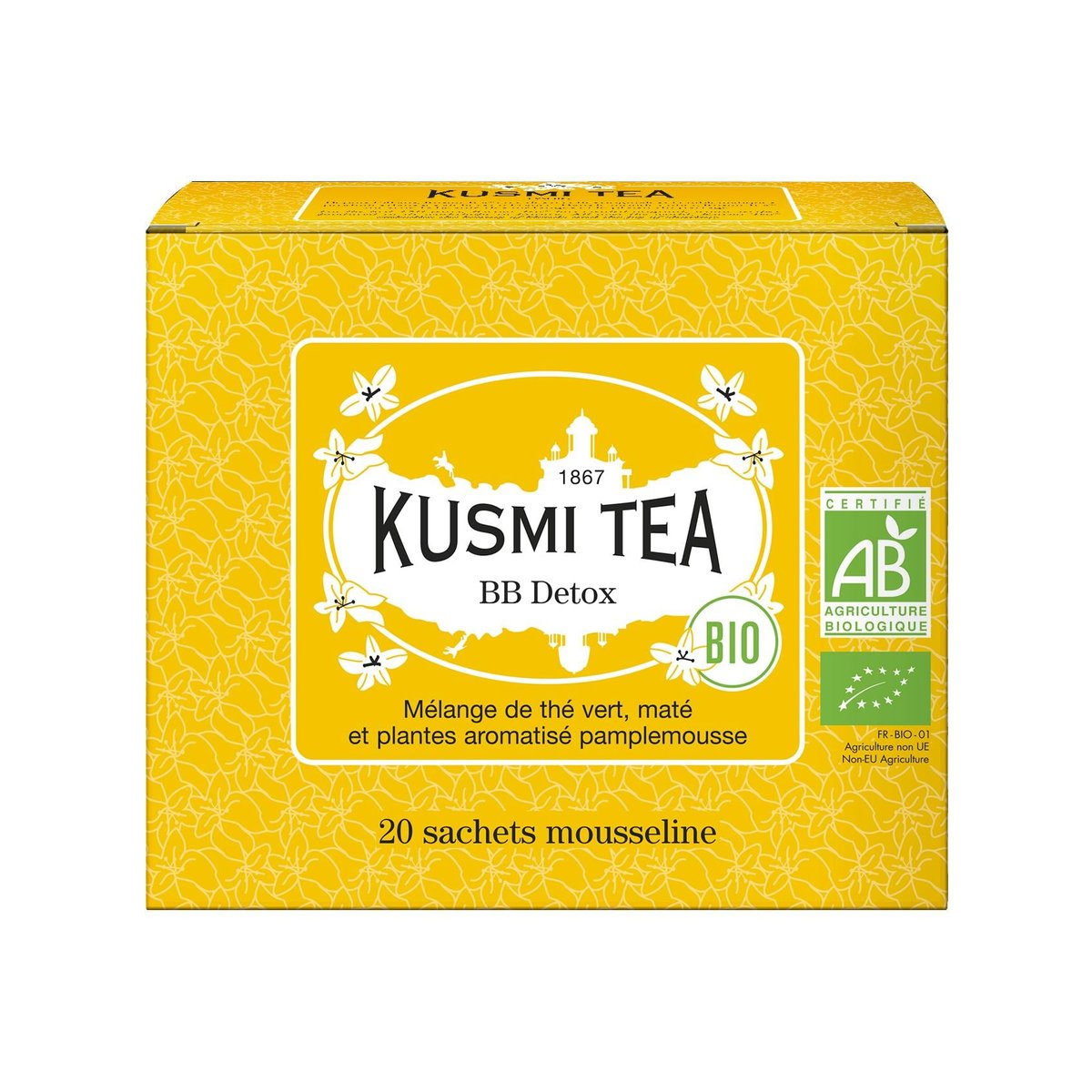 Kusmi Tea Organic Bio BB Detox 20 mušelínových sáčků