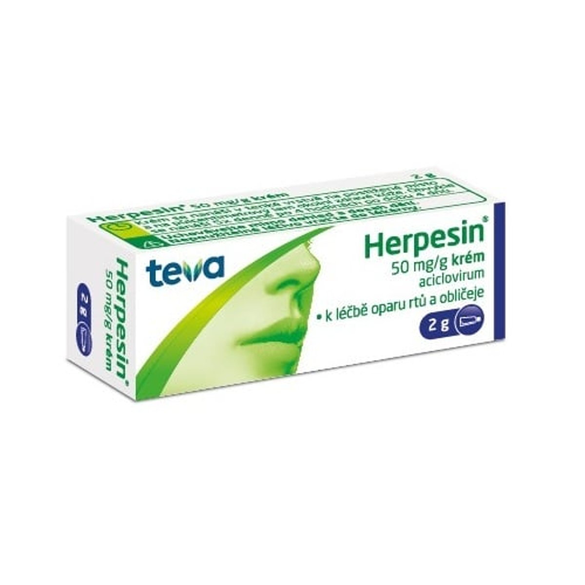 Levně HERPESIN 50MG/G krém 2G