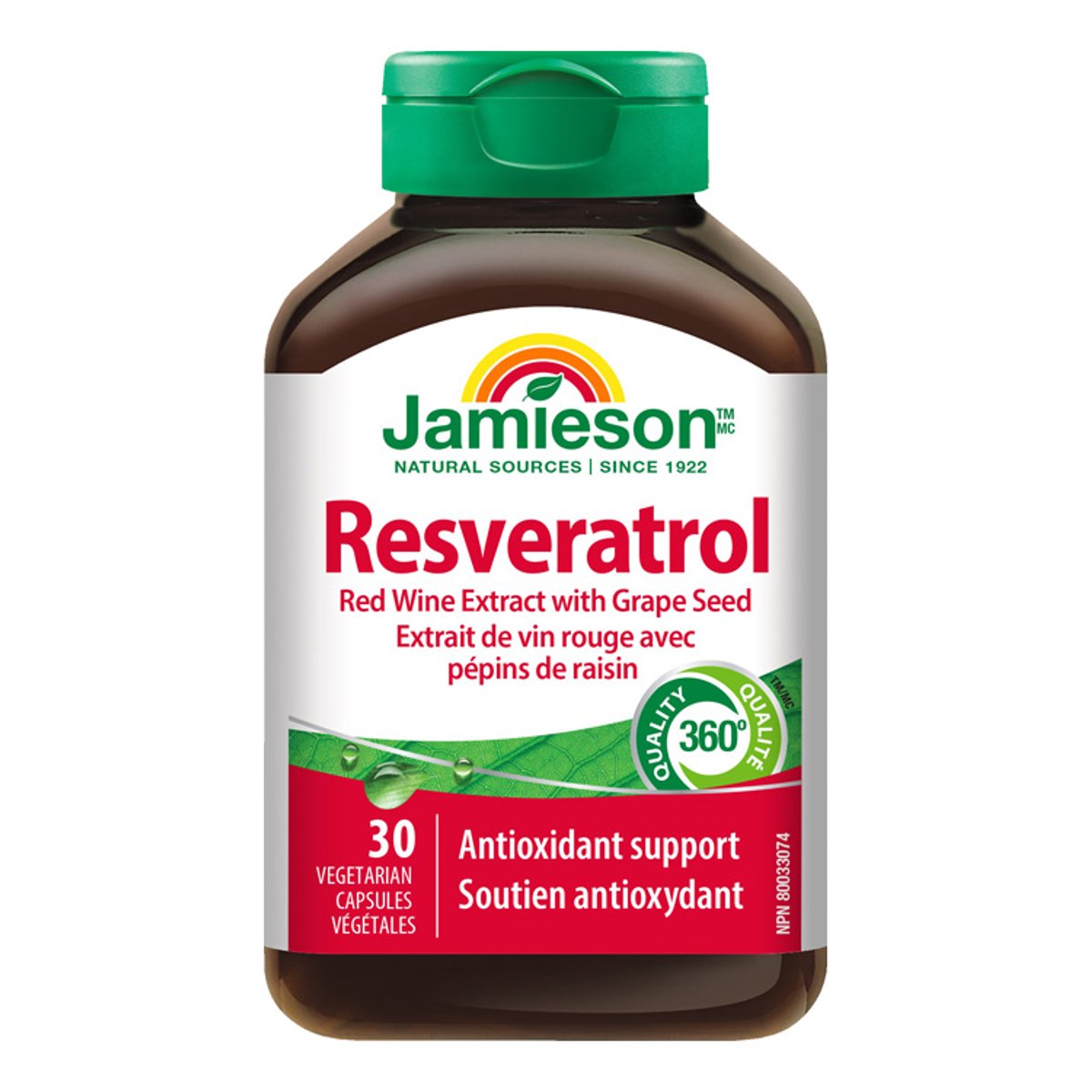 JAMIESON Resveratrol 50mg extr.z červ.vína cps.30