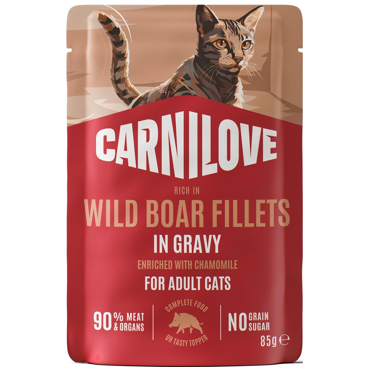 Carnilove Kapsička divočák s heřmánkem pro kočky