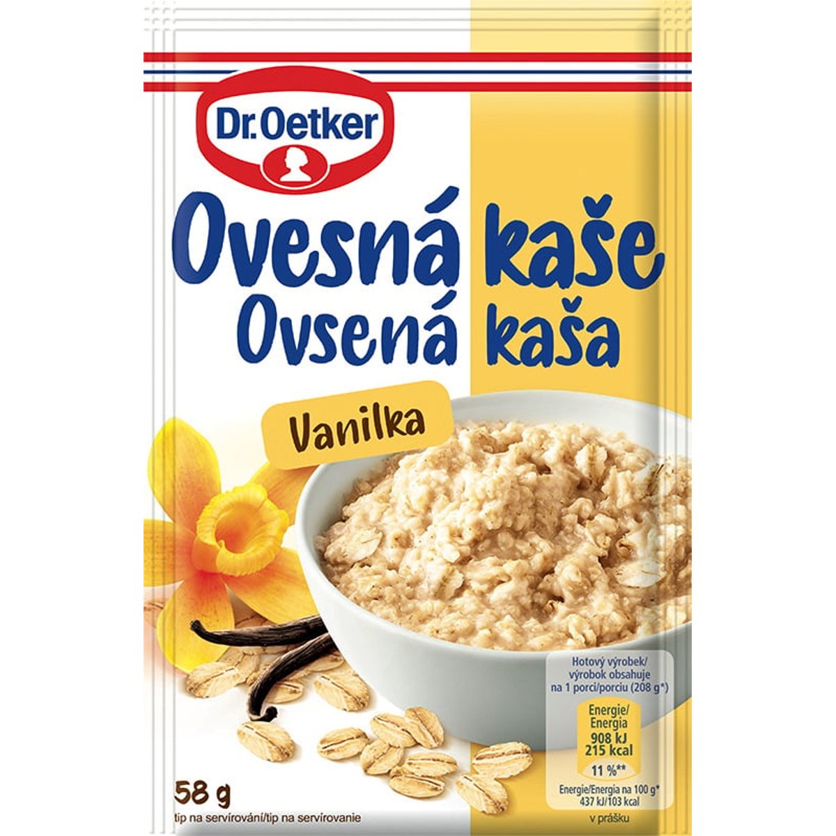 Dr.Oetker Ovesná kaše vanilka