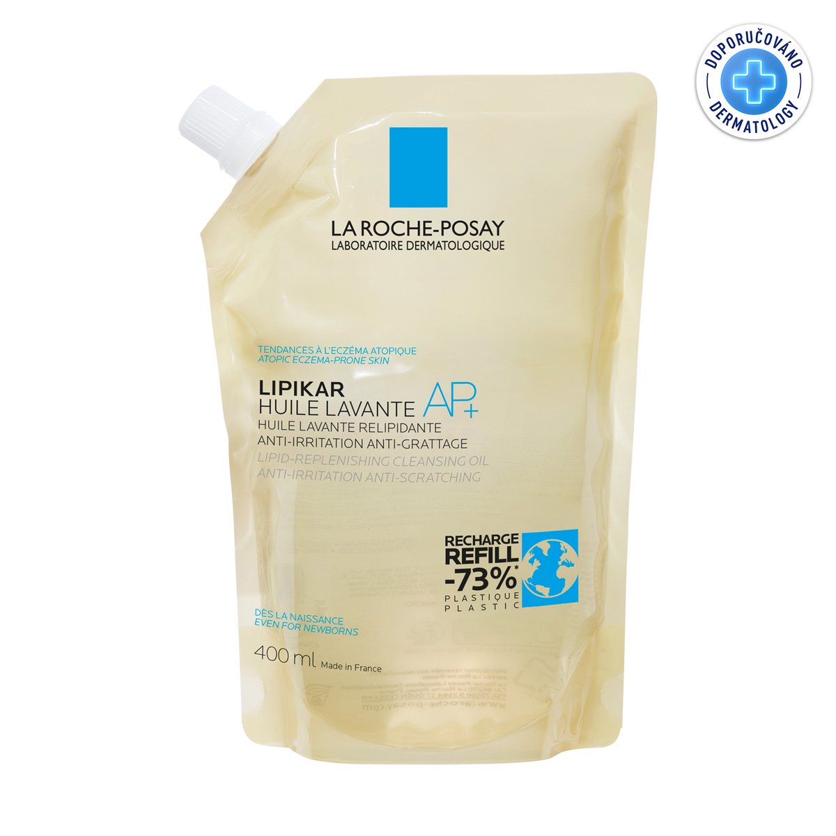 LA ROCHE-POSAY LIPIKAR Mycí olej náplň 400ml