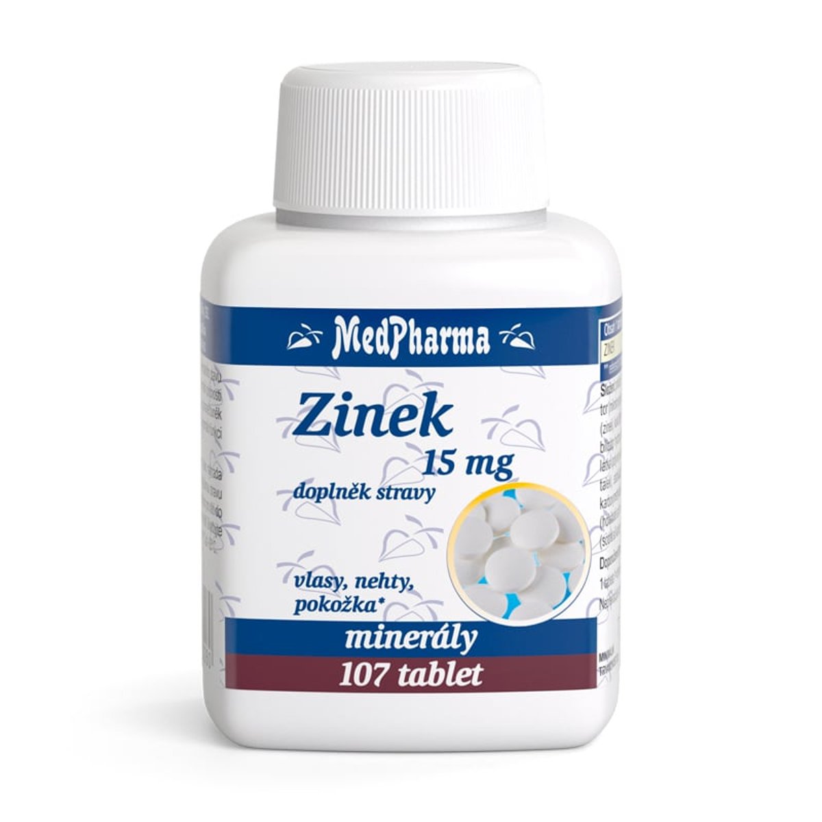 MedPharma Zinek 15 mg - 107 tablet