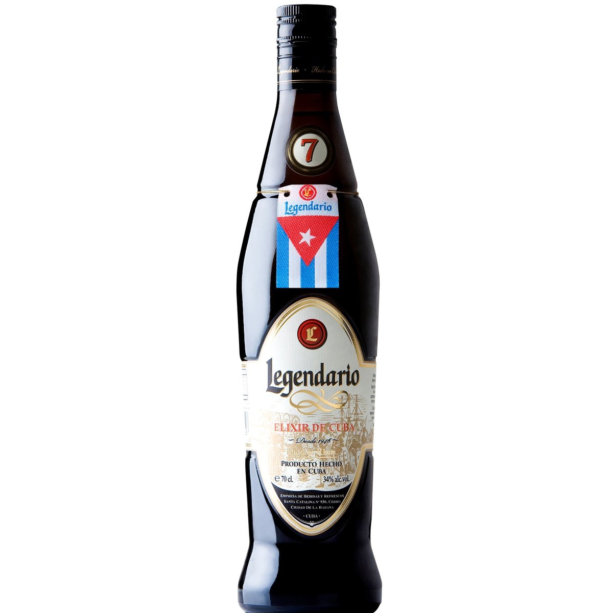 Legendario Elixir de Cuba 7YO 34% obj.