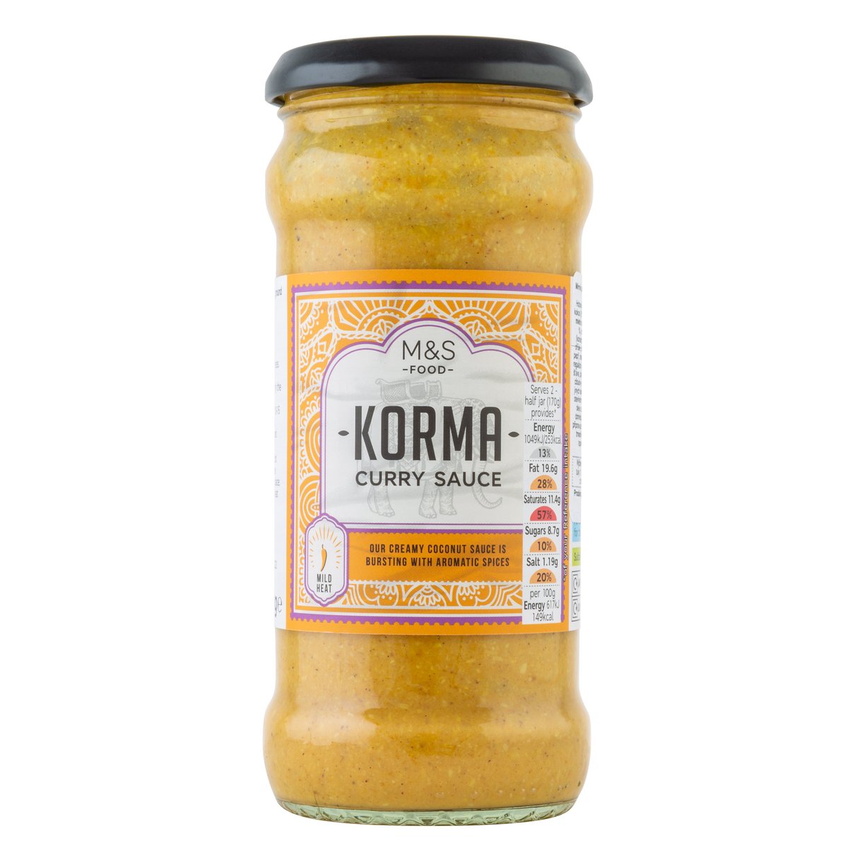 Marks & Spencer Mírně pálivá krémová kari omáčka