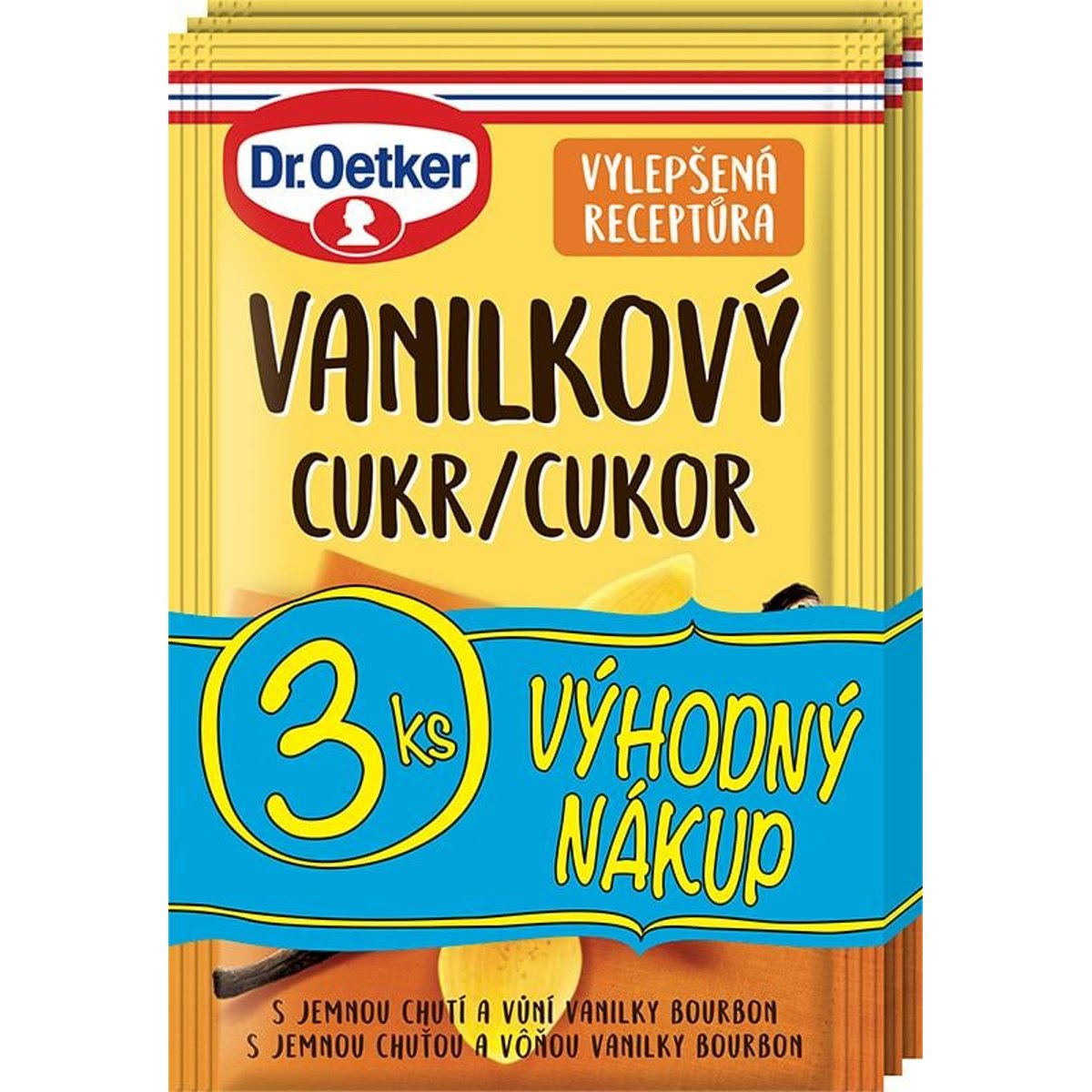 Dr.Oetker Vanilkový cukr 3×8 g